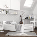 DAWID 200X90 valge voodi sistra mööbel moodne kodu uus sisustus (3)