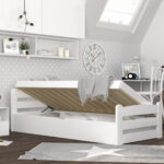 DAWID 200X90 valge voodi sistra mööbel moodne kodu uus sisustus (4)