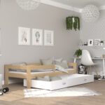 HUGO voodi mänd-valge sistra mööbel moodne kodu uus sisustus lastetuba