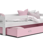 HUGO voodi valge-roosa sistra mööbel moodne kodu uus sisustus lastetuba