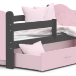 MIKOLAJ voodi hall-roosa sistra mööbel moodne kodu uus sisustus lastetuba