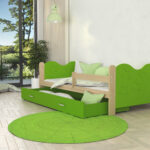 MIKOLAJ voodi mänd-roheline sistra mööbel moodne kodu uus sisustus lastetuba