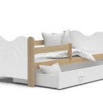 MIKOLAJ voodi mänd-valge sistra mööbel moodne kodu uus sisustus lastetuba (2)