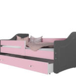 SWEETY voodi hall-roosa sistra mööbel moodne kodu uus sisustus lastetuba