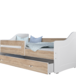 SWEETY voodi valge-sonoma sistra mööbel moodne kodu uus sisustus lastetuba