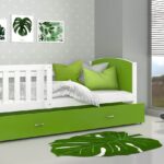 Tami P kolor voodi valge roheline 190×80 sistra mööbel kodusisustus lastetuppa