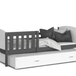 TAMI P2 voodi hall-valge sistra mööbel moodne kodu uus sisustus lastetuba