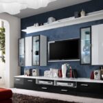 iceland must valge elutuppa must valge tv sistra mööbel sektsioon kaasaegne led korter maja tuba moekas 2020 pood