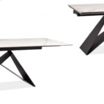 westin III sistra mööbel keraamika kaasaegne laud söögilaud tuba köök restoran kohvik pubi uus must valge grafiit vaheplaat pikendatav moes ilus pood kvaliteetne 7