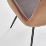 K392 hall pruun riie tool metallraam must sistra mööbel köögitoolid halmar söögitoolid kodu sisustus disain mugav uus 4