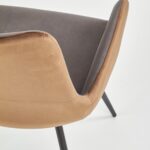 K392 hall pruun riie tool metallraam must sistra mööbel köögitoolid halmar söögitoolid kodu sisustus disain mugav uus 5