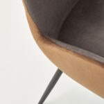 K392 hall pruun riie tool metallraam must sistra mööbel köögitoolid halmar söögitoolid kodu sisustus disain mugav uus 6