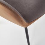 K392 hall pruun riie tool metallraam must sistra mööbel köögitoolid halmar söögitoolid kodu sisustus disain mugav uus 7