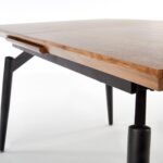 cambell pikendatav laud sistra mööbel tamme toonis must metall mööblipood disainerite tooted halmar pood 1