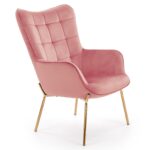 castel 2 tugitool roosa kangas sistra mööbel kuldsed jalad mööblipood e-pood tartu salong ladu kodu sisustus tooted