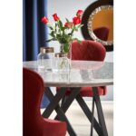 gustimo marmor efekt ümmargune suur laud uus sistra mööbel elegantne stiilne disain sisustus köök elutuba restoran kohvik salong büroo lounge 7