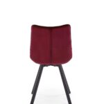 k332 bordoo punane tool kangas tooni metallist musta värvi jalad sistra mööbel halmar edasimüüja eestis mööblipood mugav tool 8