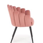 k410 sistra mööbel uus tool roosa samet velvet kangas metall jalg kinnisvara sisustamine moodne hubane ilus kvaliteetne soodne 1
