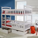 Dominik 2 narivoodi 2-kohaline 180×80 valge laste noorte tuba sistra mööbel kodu sisustus magamistuppa