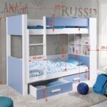 Gaspar narivoodi 2-kohaline 180×80 valge sinine laste noorte tuba sistra mööbel kodu sisustus magamistuppa 3