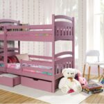Jakub 2 narivoodi 2-kohaline 180×80 roosa grafiit laste noorte tuba sistra mööbel kodu sisustus magamistuppa