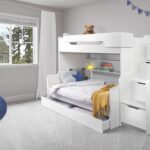 Harry narivoodi 3-kohaline 200×90 200×120 valge laste noorte tuba sistra mööbel kodusisustus magamistuppa