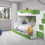 Harry narivoodi 3-kohaline 200×90 200×120 valge roheline laste noorte tuba sistra mööbel kodusisustus magamistuppa