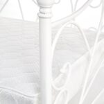 sumatra valge voodi metallraam kõrgel jalal voodi sistra mööbel madratsi mööblipood halmar metallmööbel 1