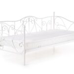 sumatra valge voodi metallraam kõrgel jalal voodi sistra mööbel madratsi mööblipood halmar metallmööbel 4