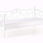 sumatra valge voodi metallraam kõrgel jalal voodi sistra mööbel madratsi mööblipood halmar metallmööbel 5