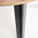 ringo artisan tamm must ovaalne laud ümmargune söögilaud sistra mööbel kodu lauad toolid 6