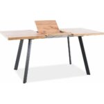 brick laud sistra mööbel wotan tamm must metalljalg pikendatav köögilaud kodu remont ja sisustus ilus uus elutoa mudel 1