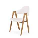 k247 valge tool eco nahaga metall raam värnitud puidu imitatsioon efekt tugev kvaliteetne sistra mööblipood epood kauplus