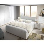 Futura FU12 riidekapp Sistra mööbel sisustus magamistuba tasuta tarne tartu valge kõrgläige mööblipood 5