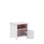 Mia MI-07 1D1S öökapp Sistra mööbel sisustus lastetuba tasuta tarne tartu valge roosa mööblipood laste mööbel 1