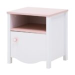 Mia MI-07 1D1S öökapp Sistra mööbel sisustus lastetuba tasuta tarne tartu valge roosa mööblipood laste mööbel 4