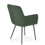 k463 roheline tool sistra mööbel uued toolid velvet kangad materjalid must metall jalg värvitud mööblipood salong 2
