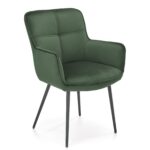 k463 roheline tool sistra mööbel uued toolid velvet kangad materjalid must metall jalg värvitud mööblipood salong 7