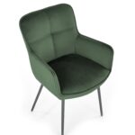 k463 roheline tool sistra mööbel uued toolid velvet kangad materjalid must metall jalg värvitud mööblipood salong 9