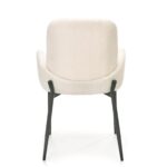 k477 kreemikas tool sistra mööbel uued toolid kangad materjalid must metall jalg värvitud mööblipood salong köögi 1