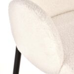 k477 kreemikas tool sistra mööbel uued toolid kangad materjalid must metall jalg värvitud mööblipood salong köögi 4