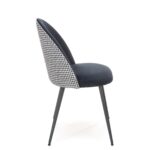 k478 hall valge kangas tool sistra mööbel uued toolid velvet kangad materjalid must metall jalg värvitud mööblipood salong 2