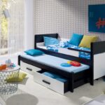 Danilo kaheinimesevoodi 180×80 wenge valgel laste noortetuba sistra mööbel magamistuppa kodusisustus 2