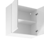 aspen G80 köögikapp valge seinakapp nõuderest valge kõrgläige sistra mööbel köök ilus uus moodne disain 1