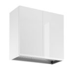 aspen G80C köögikapp valge seinakapp nõuderest valge kõrgläige sistra mööbel köök ilus uus moodne disain