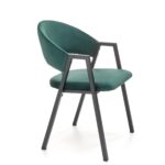 k473 roheline tool sistra mööbel uued toolid velvet kangad materjalid must metall jalg värvitud mööblipood salong