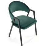 k473 roheline tool sistra mööbel uued toolid velvet kangad materjalid must metall jalg värvitud mööblipood salong 6