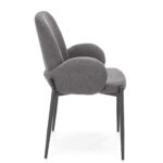 k477 hall tool sistra mööbel uued toolid kangad materjalid must metall jalg värvitud mööblipood salong köögi 3