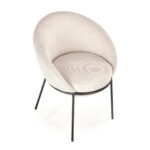 k482 beež eksklusiivne tool sistra mööbel moodne keskond uued toolid kangad materjalid must metall jalg värvitud mööblipood salong köögi