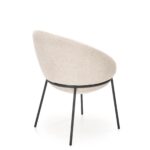 k482 beež eksklusiivne tool sistra mööbel moodne keskond uued toolid kangad materjalid must metall jalg värvitud mööblipood salong köögi 3